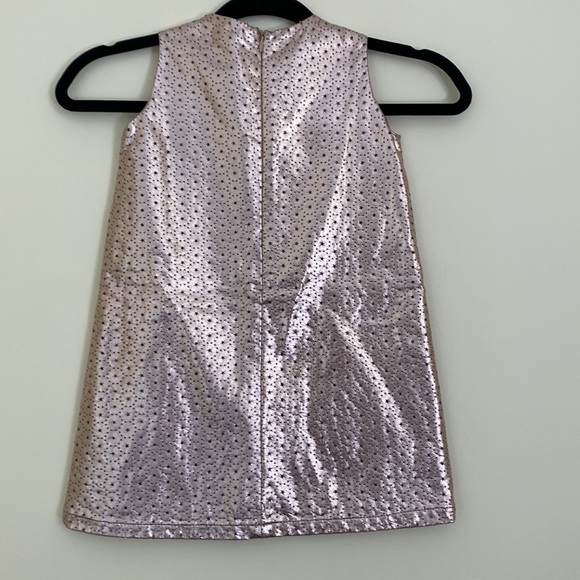 EGG by Susan Lazar Girls Rose Gold Dress Star Cut Out Print 5 years - Picture 3 of 6
